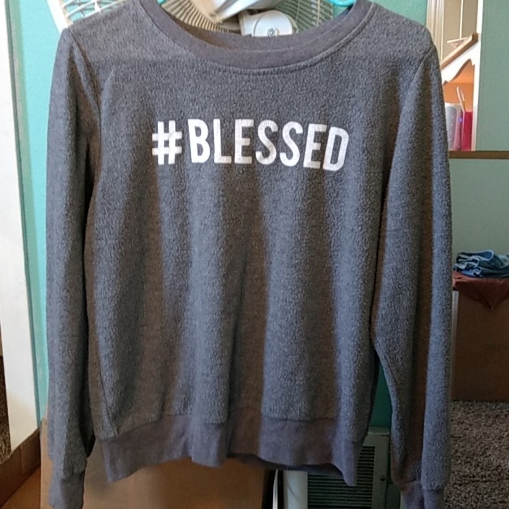 Gray #blessed shirt